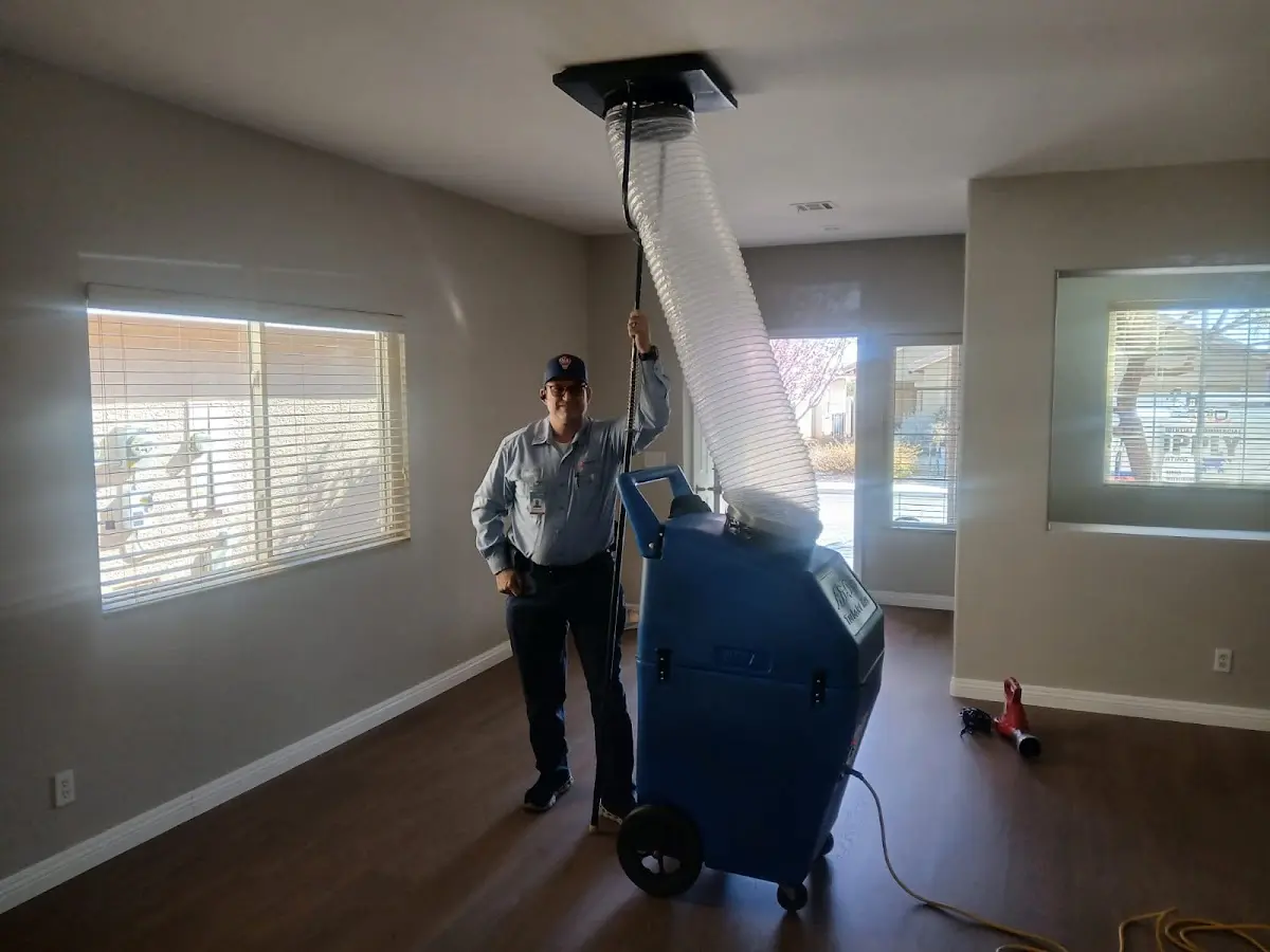 Professional Dryer Vent Cleaning work inside a Sayre home